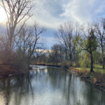 river and sky in Warrenville
