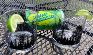 limeaid and glasses
