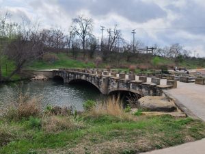 A bridge on the southern stretch of the San Antonio riverwalk