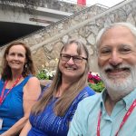 PBDD Board Members Maryanna, Katherine, and Barry on the San Antonio Riverwalk