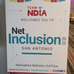 Net Inclusion 2023 welcome sign